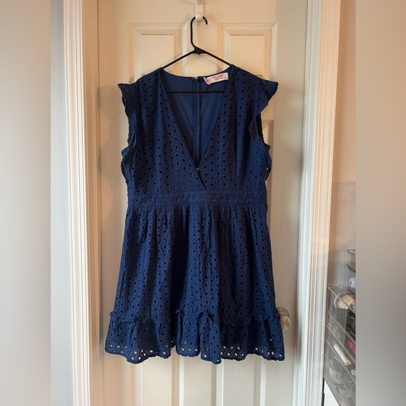 SouthernFriedChics Born Ready Dress in Navy Size 3XL - Picture 3 of 5